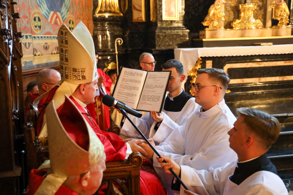 Święcenia diakonatu w sandomierskiej katedrze