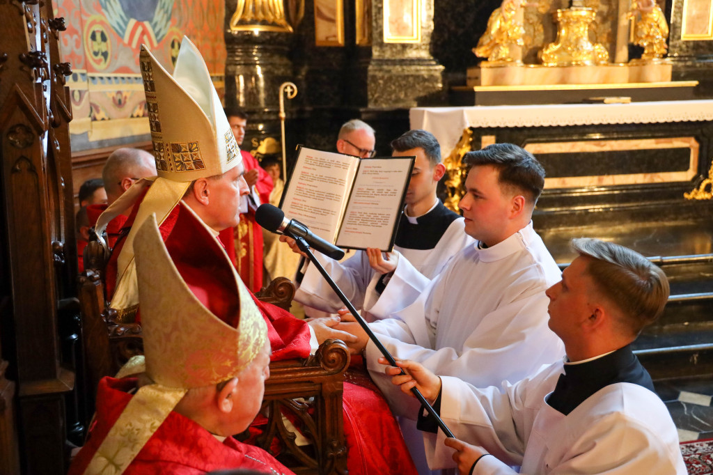 Święcenia diakonatu w sandomierskiej katedrze