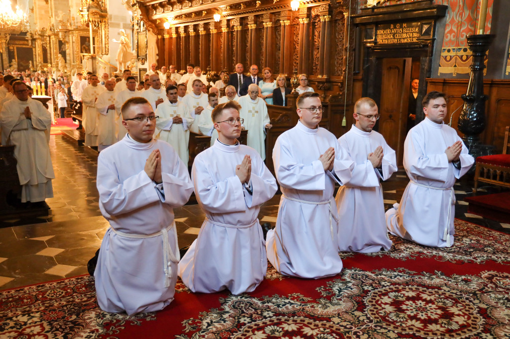 Święcenia diakonatu w sandomierskiej katedrze