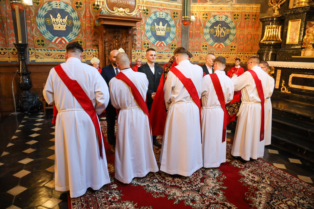 Święcenia diakonatu w sandomierskiej katedrze