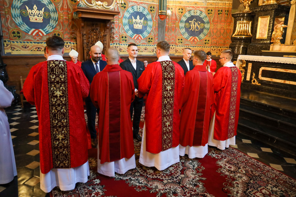 Święcenia diakonatu w sandomierskiej katedrze