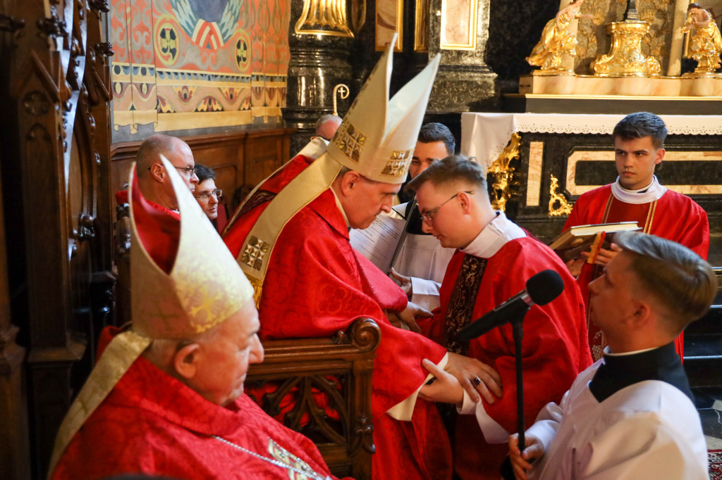 Święcenia diakonatu w sandomierskiej katedrze