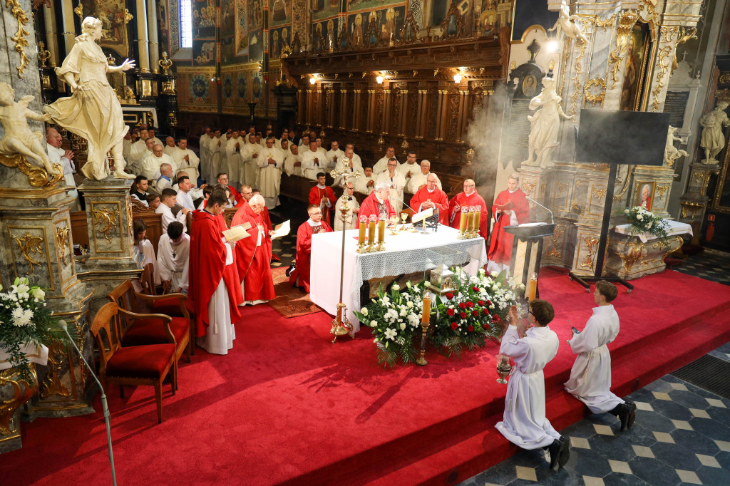 Święcenia diakonatu w sandomierskiej katedrze