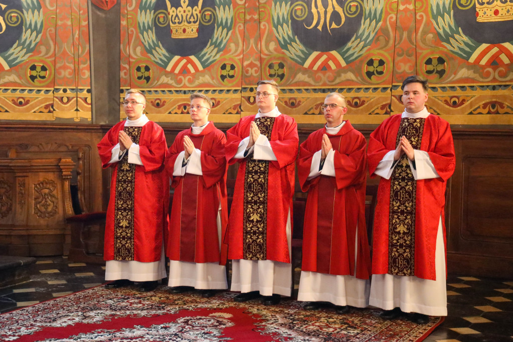 Święcenia diakonatu w sandomierskiej katedrze