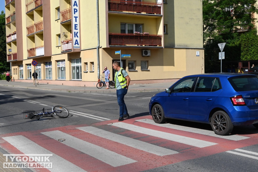 Potrącenie rowerzystki w Tarnobrzegu