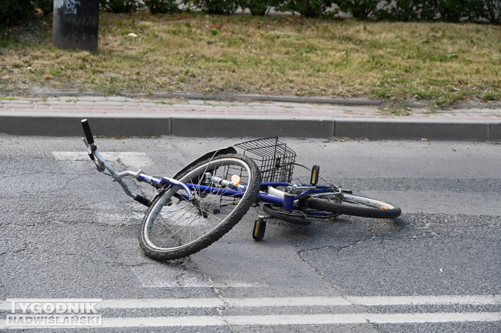 Potrącenie rowerzystki w Tarnobrzegu