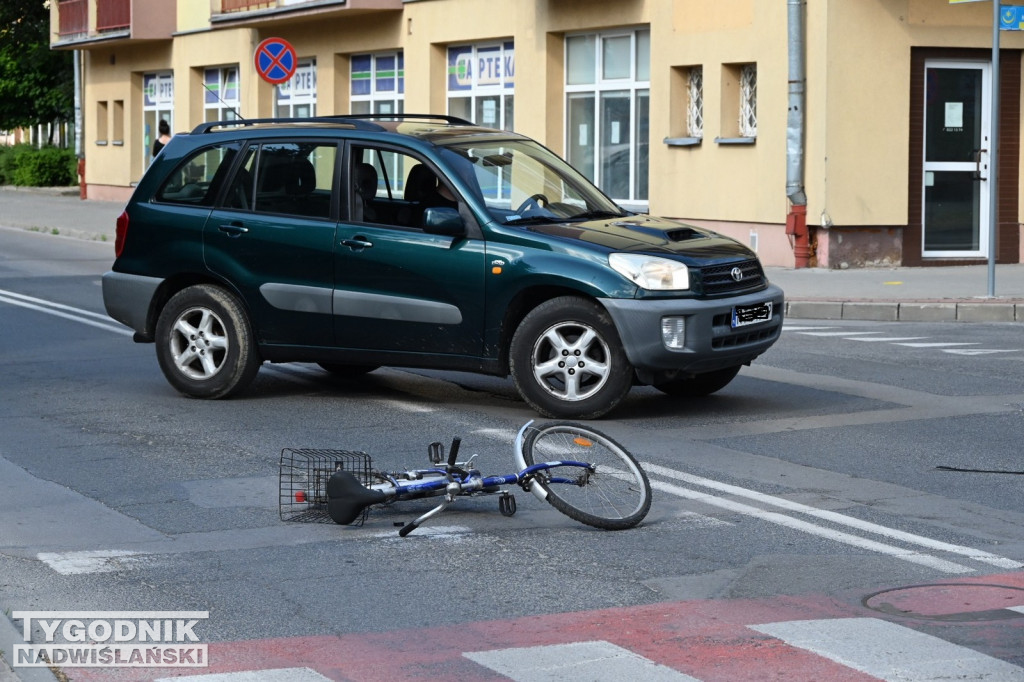 Potrącenie rowerzystki w Tarnobrzegu