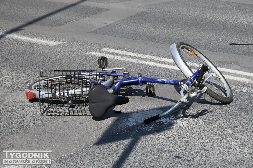 Potrącenie rowerzystki w Tarnobrzegu