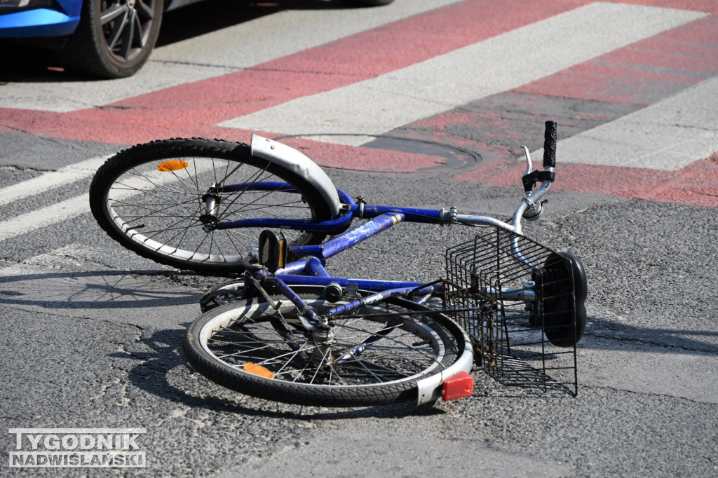 Potrącenie rowerzystki w Tarnobrzegu