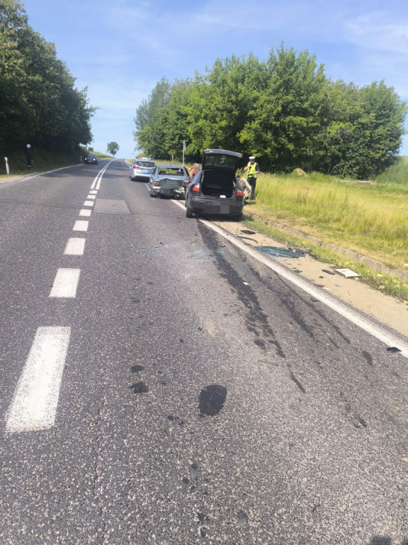 Wypadek w Stodołach Wieś