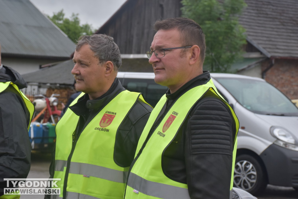Wyjazd motocyklistów z Grębowa