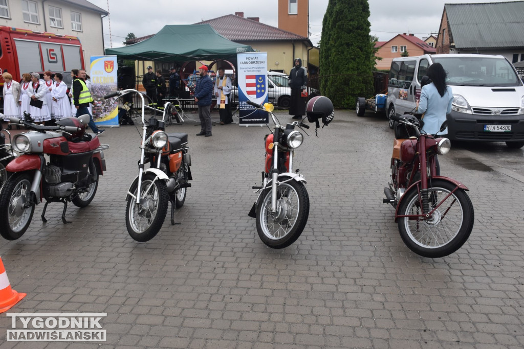 Wyjazd motocyklistów z Grębowa