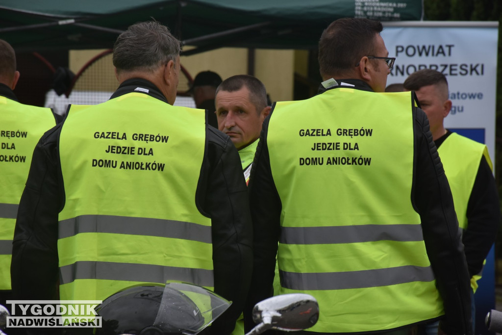 Wyjazd motocyklistów z Grębowa