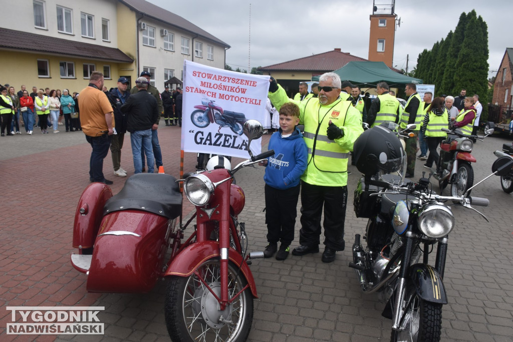 Wyjazd motocyklistów z Grębowa