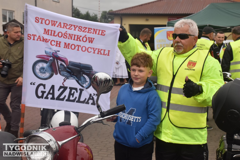 Wyjazd motocyklistów z Grębowa