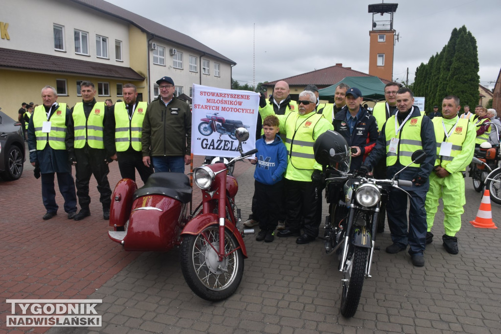 Wyjazd motocyklistów z Grębowa