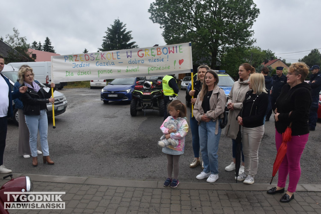 Wyjazd motocyklistów z Grębowa