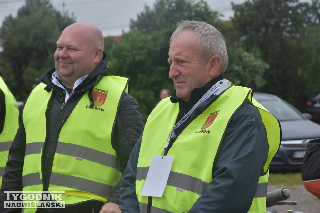 Wyjazd motocyklistów z Grębowa