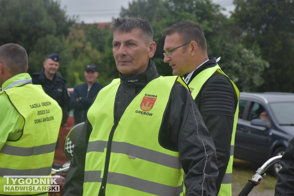 Wyjazd motocyklistów z Grębowa