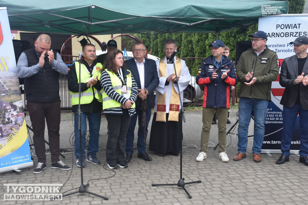 Wyjazd motocyklistów z Grębowa
