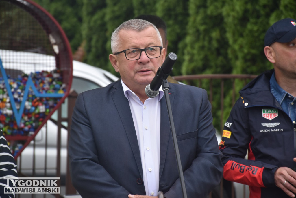 Wyjazd motocyklistów z Grębowa