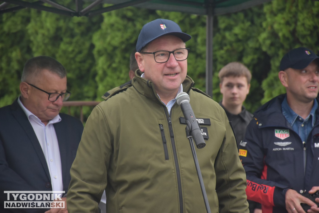 Wyjazd motocyklistów z Grębowa