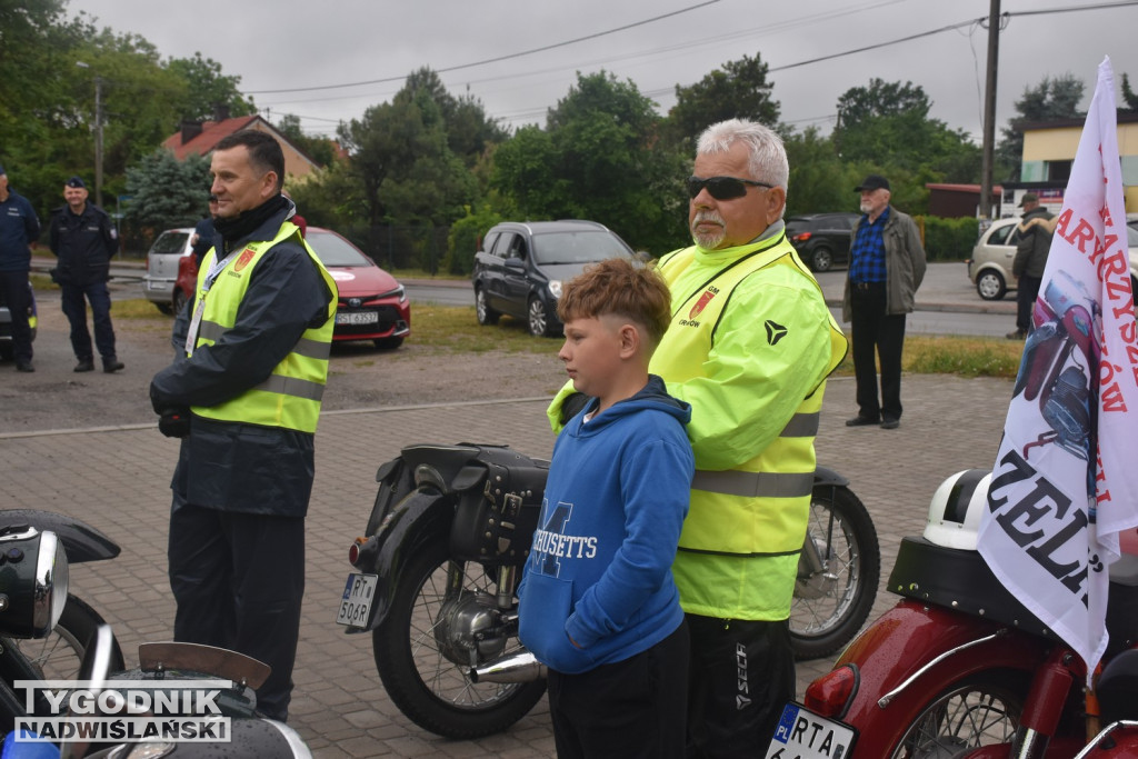 Wyjazd motocyklistów z Grębowa