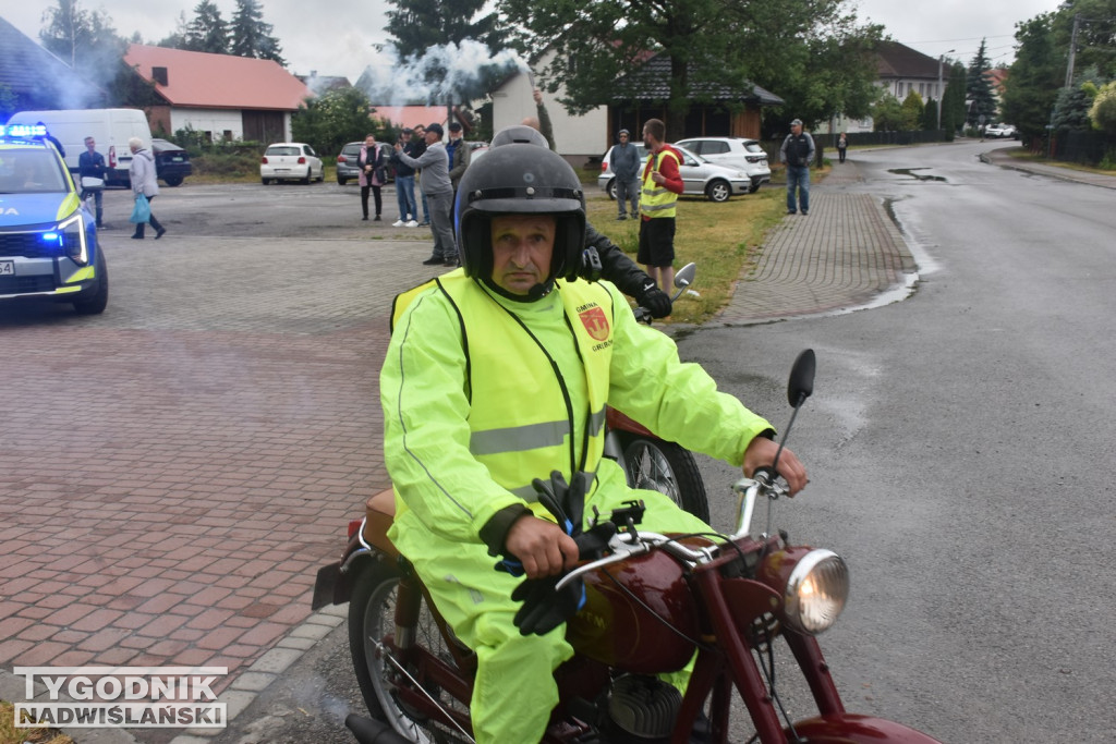Wyjazd motocyklistów z Grębowa