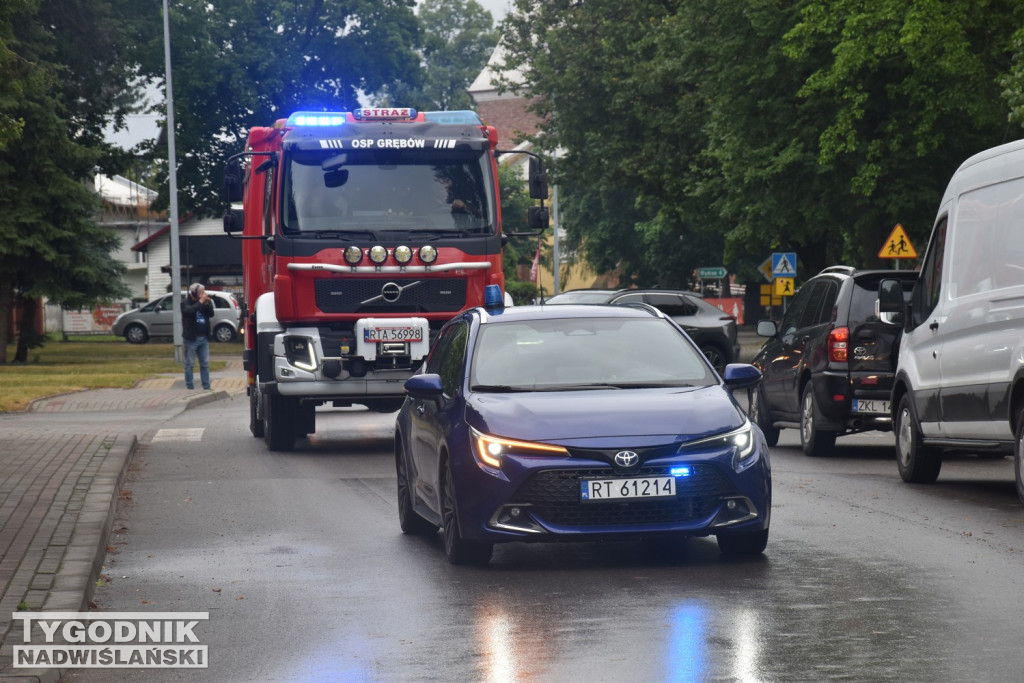 Wyjazd motocyklistów z Grębowa