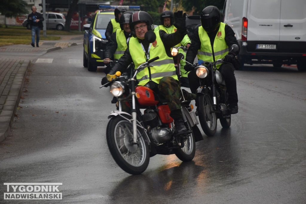 Wyjazd motocyklistów z Grębowa