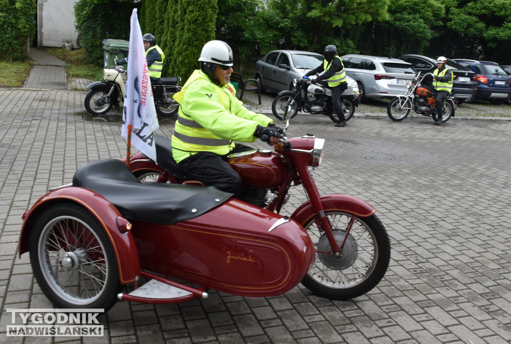 Przystanek motocyklistów w Sandomierzu