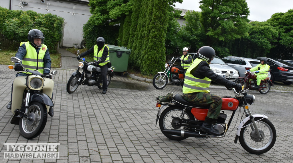 Przystanek motocyklistów w Sandomierzu