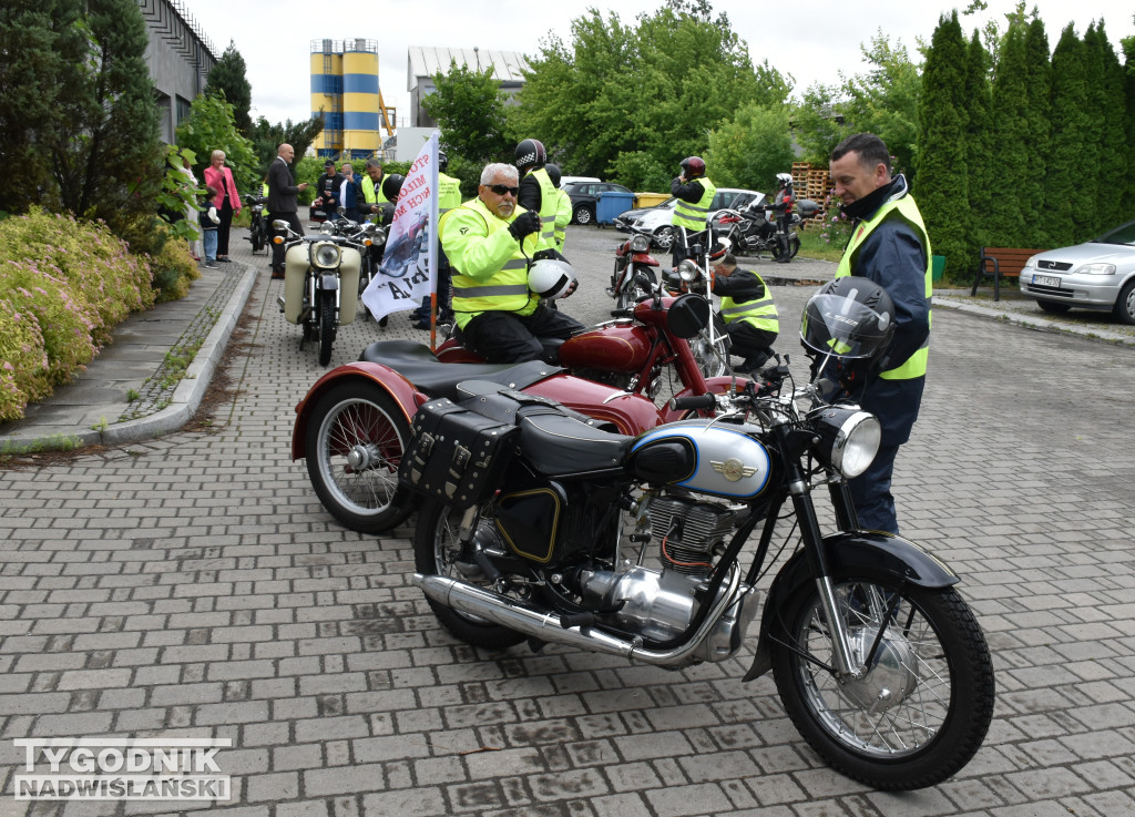 Przystanek motocyklistów w Sandomierzu