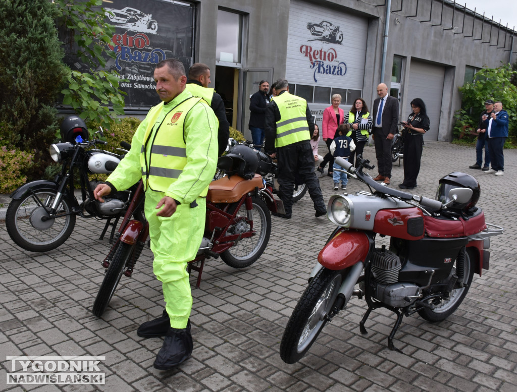 Przystanek motocyklistów w Sandomierzu