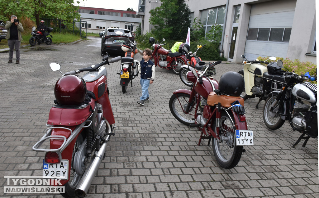 Przystanek motocyklistów w Sandomierzu