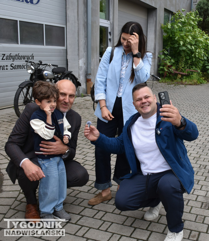 Przystanek motocyklistów w Sandomierzu