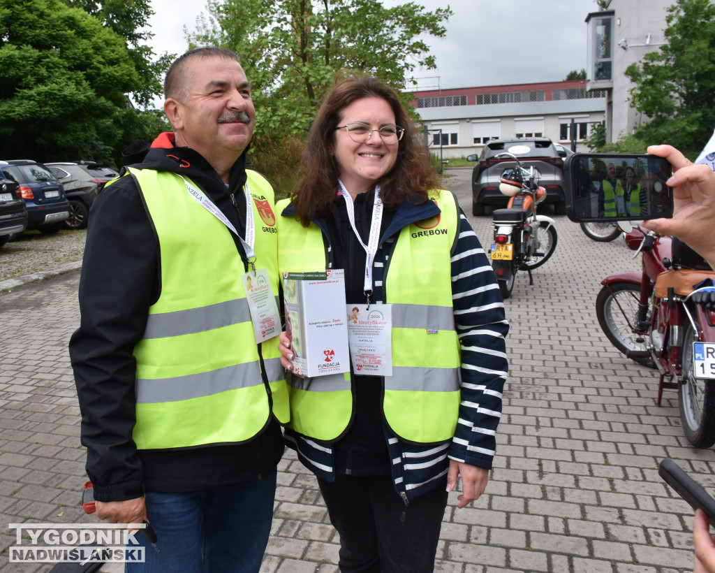 Przystanek motocyklistów w Sandomierzu