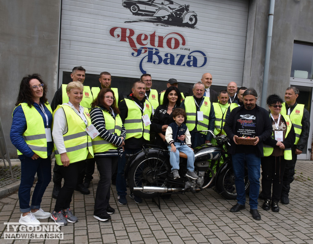 Przystanek motocyklistów w Sandomierzu