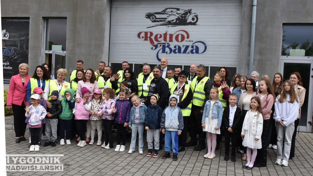 Przystanek motocyklistów w Sandomierzu