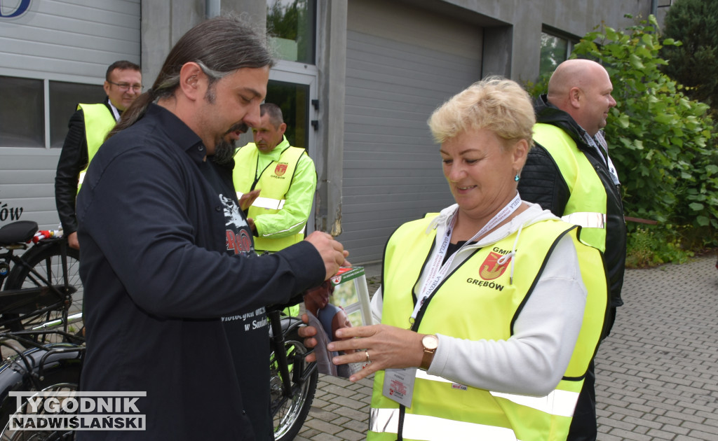 Przystanek motocyklistów w Sandomierzu