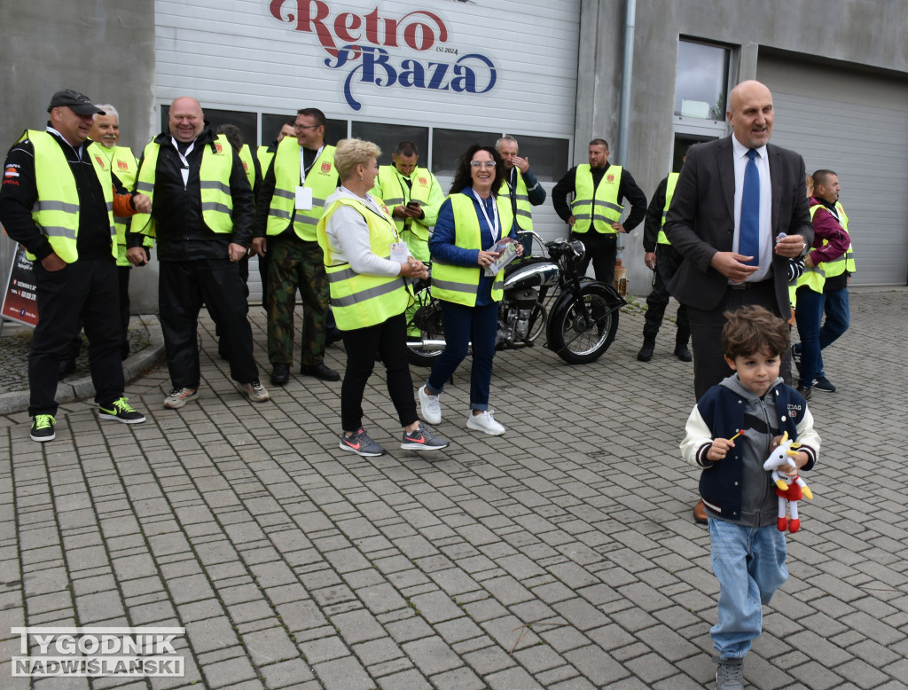 Przystanek motocyklistów w Sandomierzu