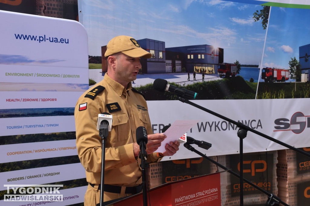 Wmurowanie kamienia węgielnego pod Centrum Ratownictwa