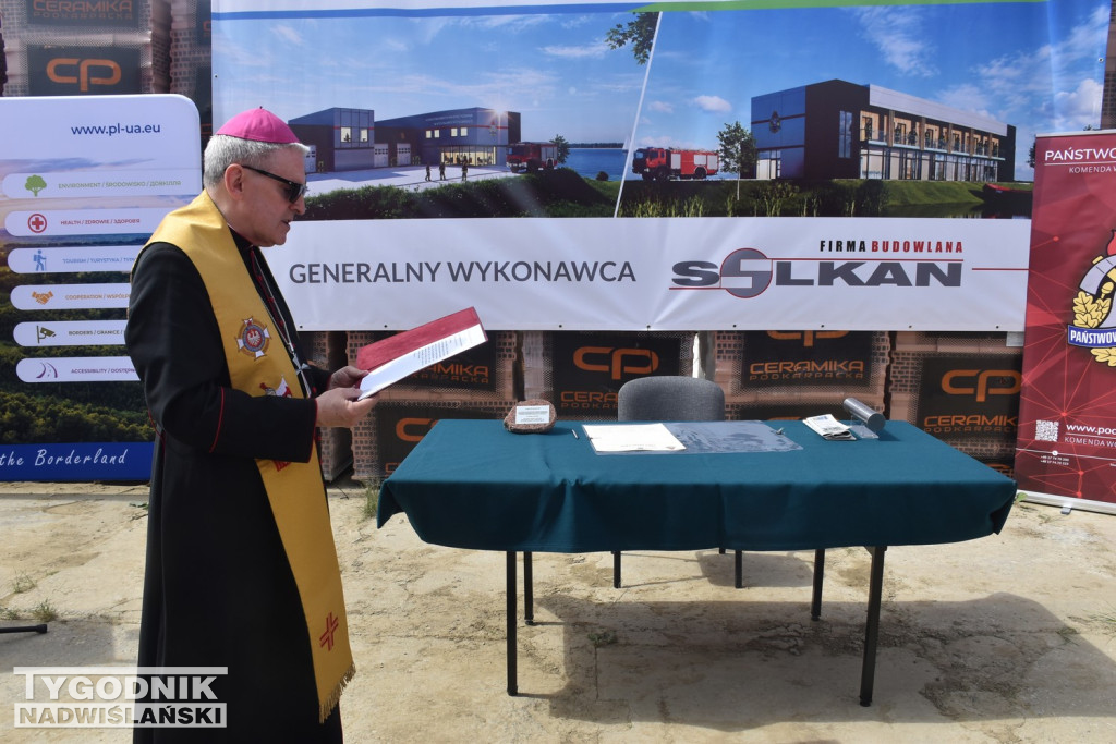 Wmurowanie kamienia węgielnego pod Centrum Ratownictwa