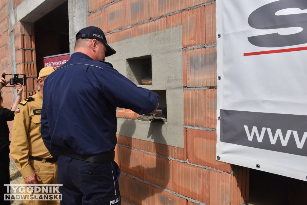Wmurowanie kamienia węgielnego pod Centrum Ratownictwa