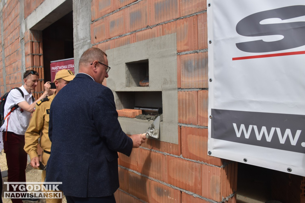 Wmurowanie kamienia węgielnego pod Centrum Ratownictwa