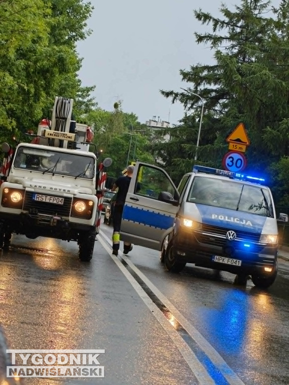 Zalane drogi w Stalowej Woli