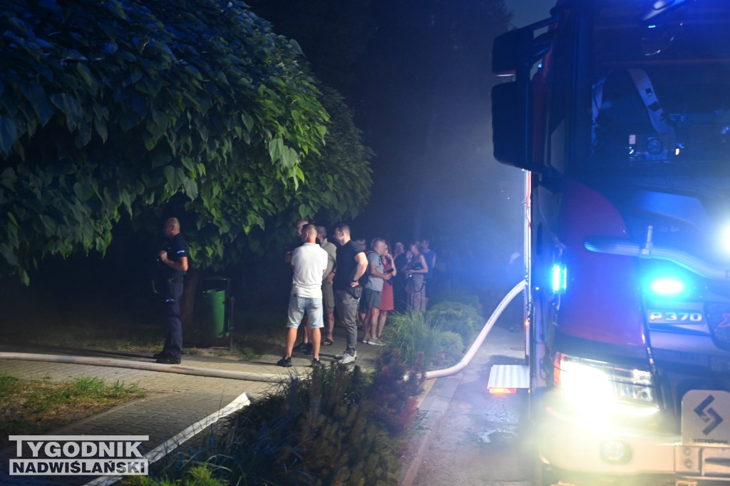 Pożar na ul. Zwierzynieckiej w Tarnobrzegu
