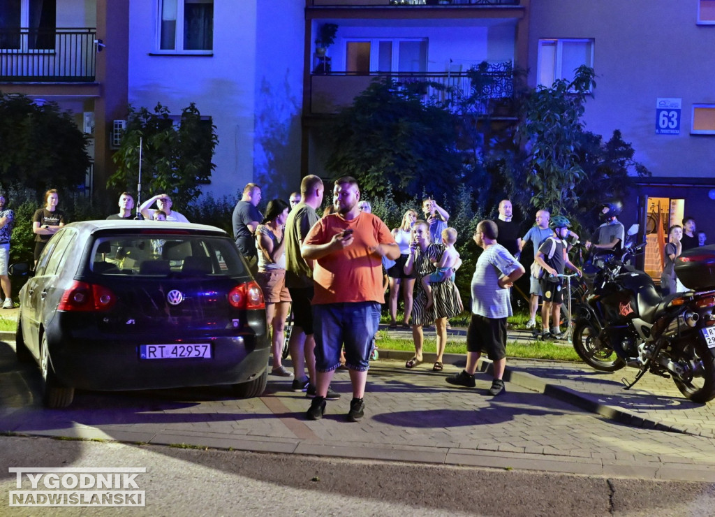 Pożar na ul. Zwierzynieckiej w Tarnobrzegu