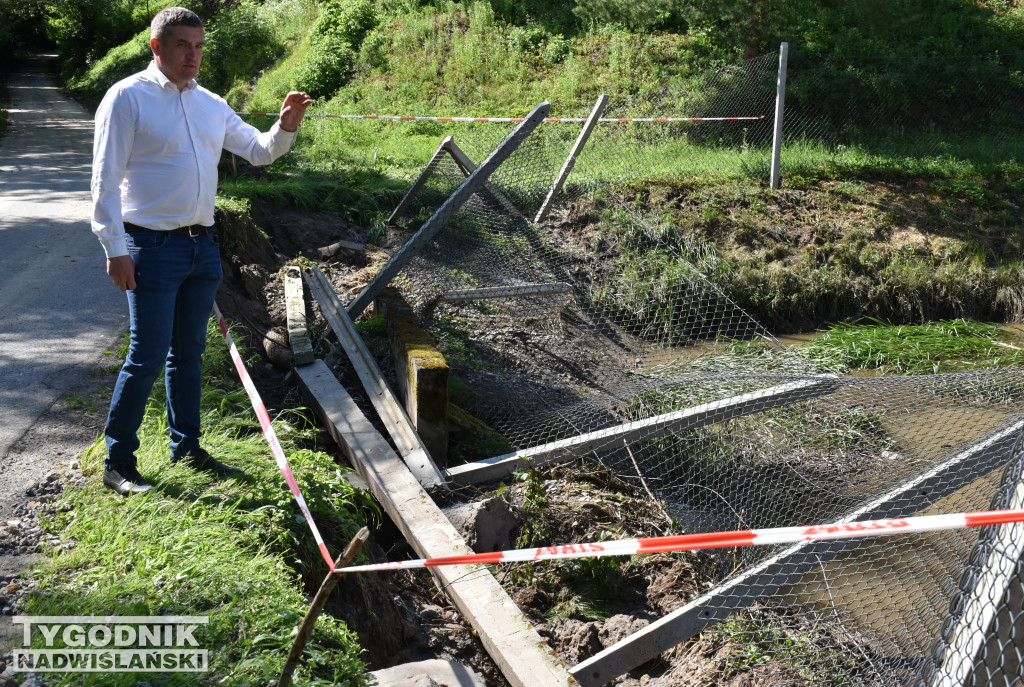 Skutki nawałnicy w gminie Obrazów