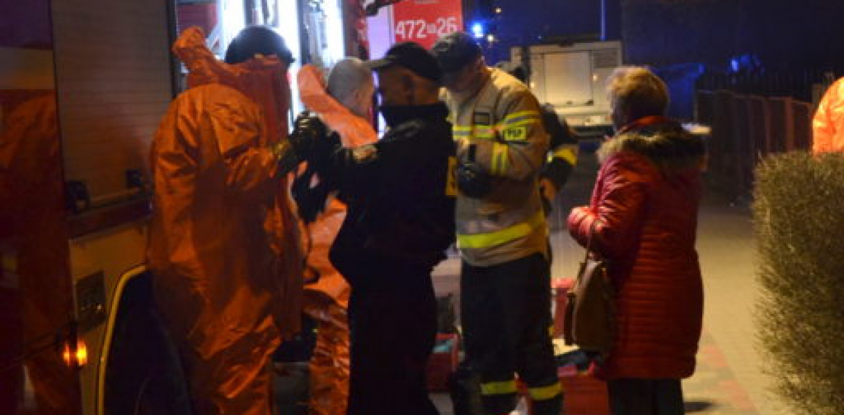 Akcja "wąglik" w tarnobrzeskim bloku [ZDJĘCIA]